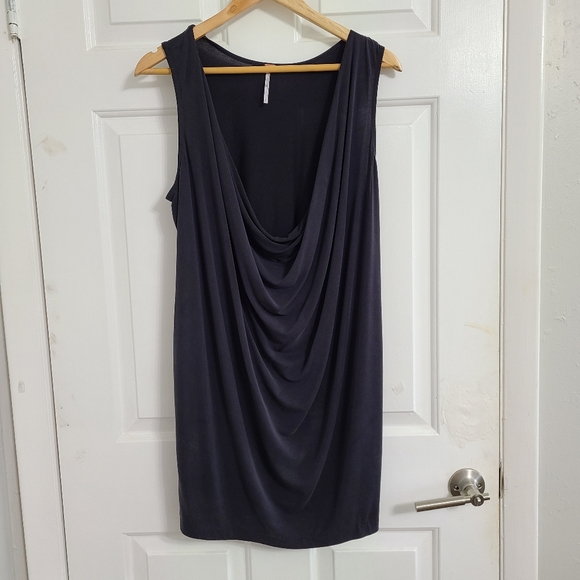 Free People Tops - Free People black tunic top size S   *C4